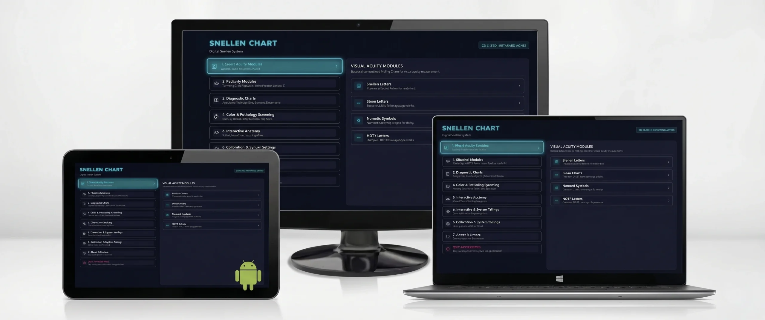 Snellen Digital multi-device compatibility